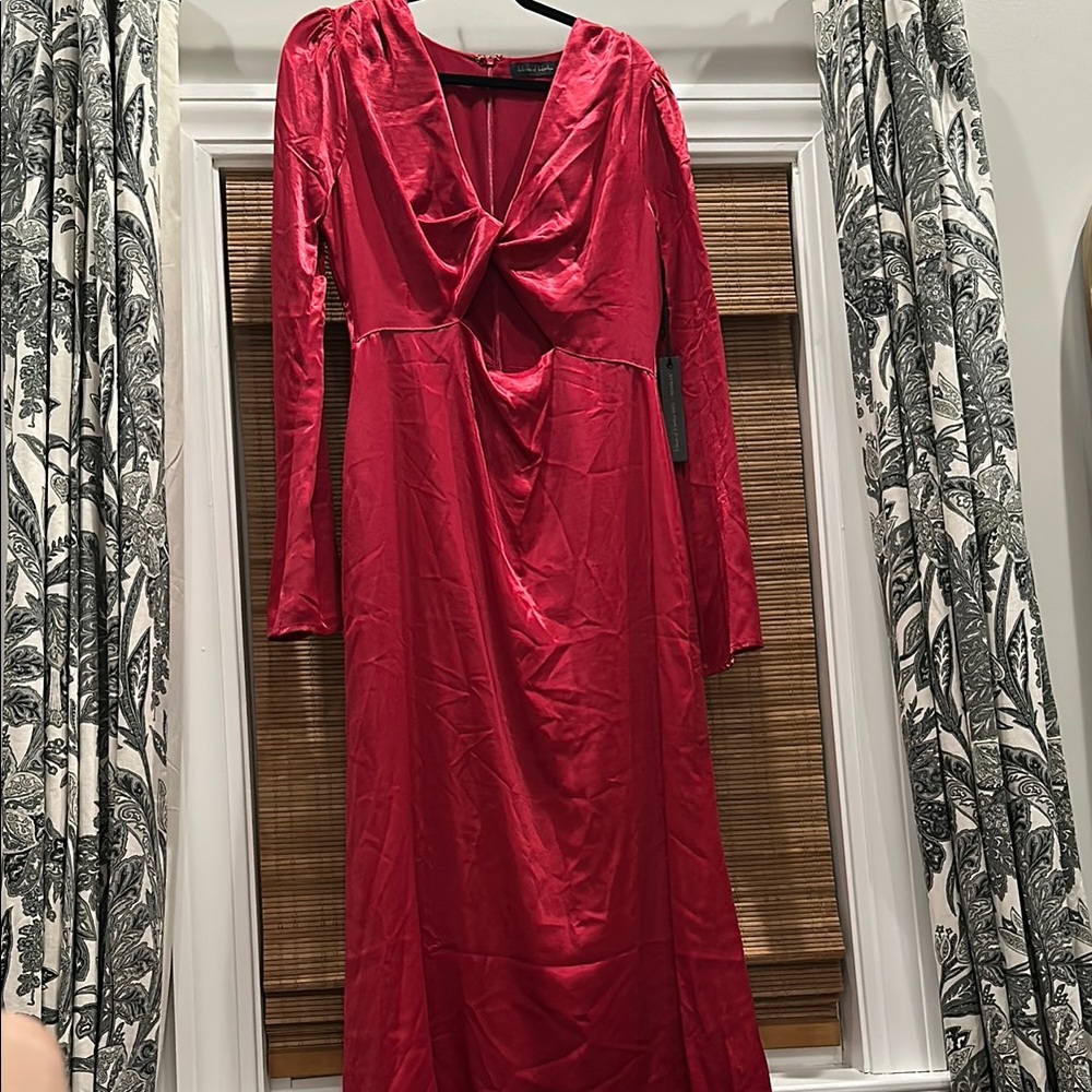 Elegant Fuscia Bell Sleeve House Of Harlowe Revolve Dress